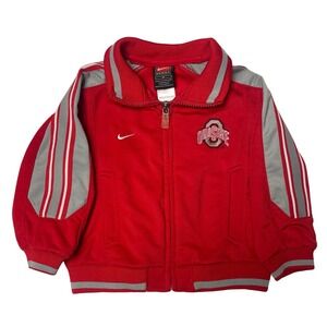 Nike Ohio State Buckeyes Embroidered Track Jacket Boys 2T